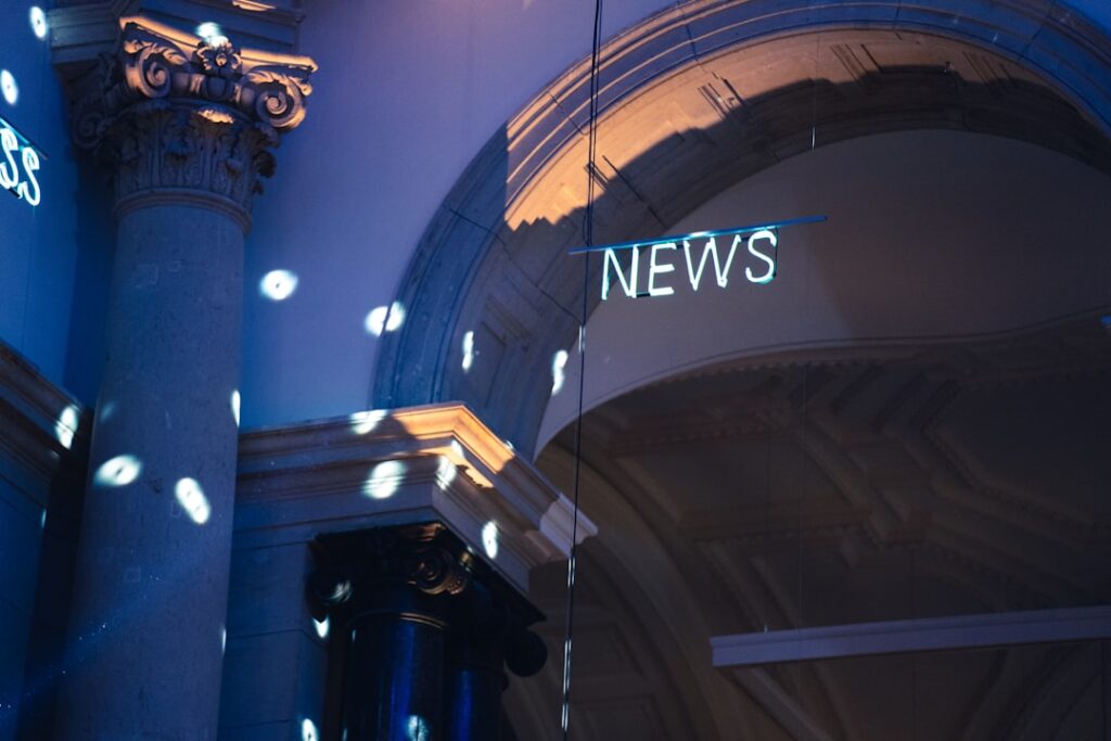 Corporate press conference and legal media scrutiny