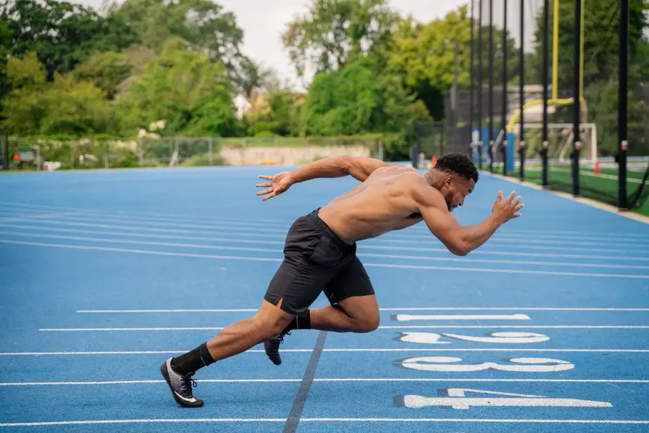 Christian Coleman sprinting