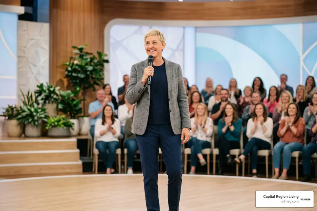 Ellen DeGeneres on stage