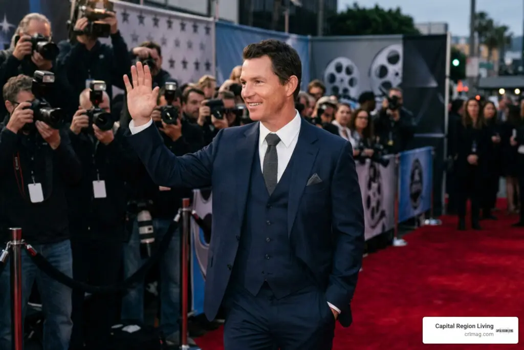 Shawn Hatosy on the red carpet at a television premiere